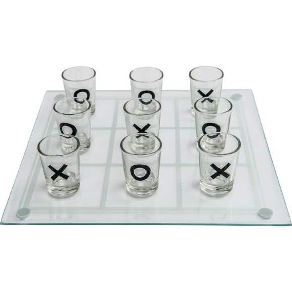 Shot Glass Tic-Tac-Toe Shots Game Drinking Game - Picture 8 of 8
